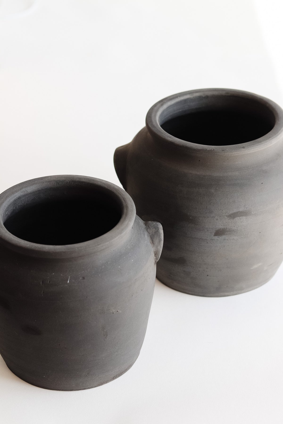 Black Ash Clay Vase