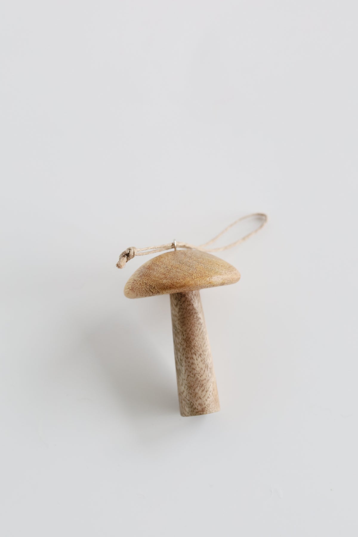 Mango Wood Mushroom Ornament