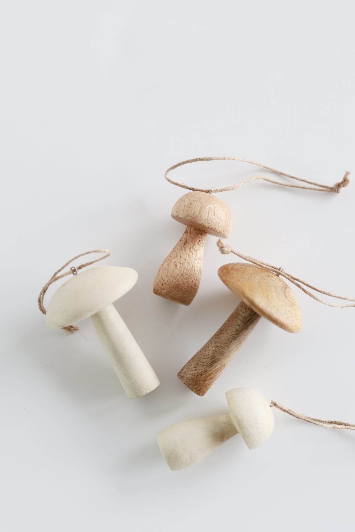 Mango Wood Mushroom Ornament