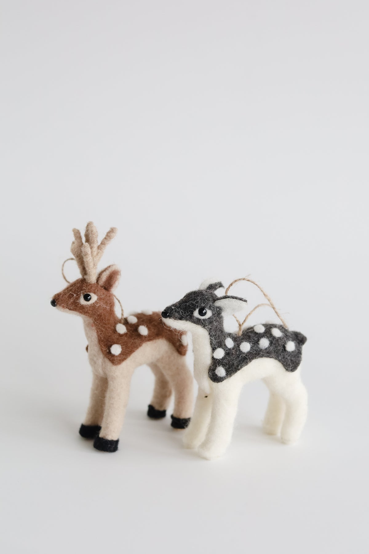 Wool Felt Deer Ornament