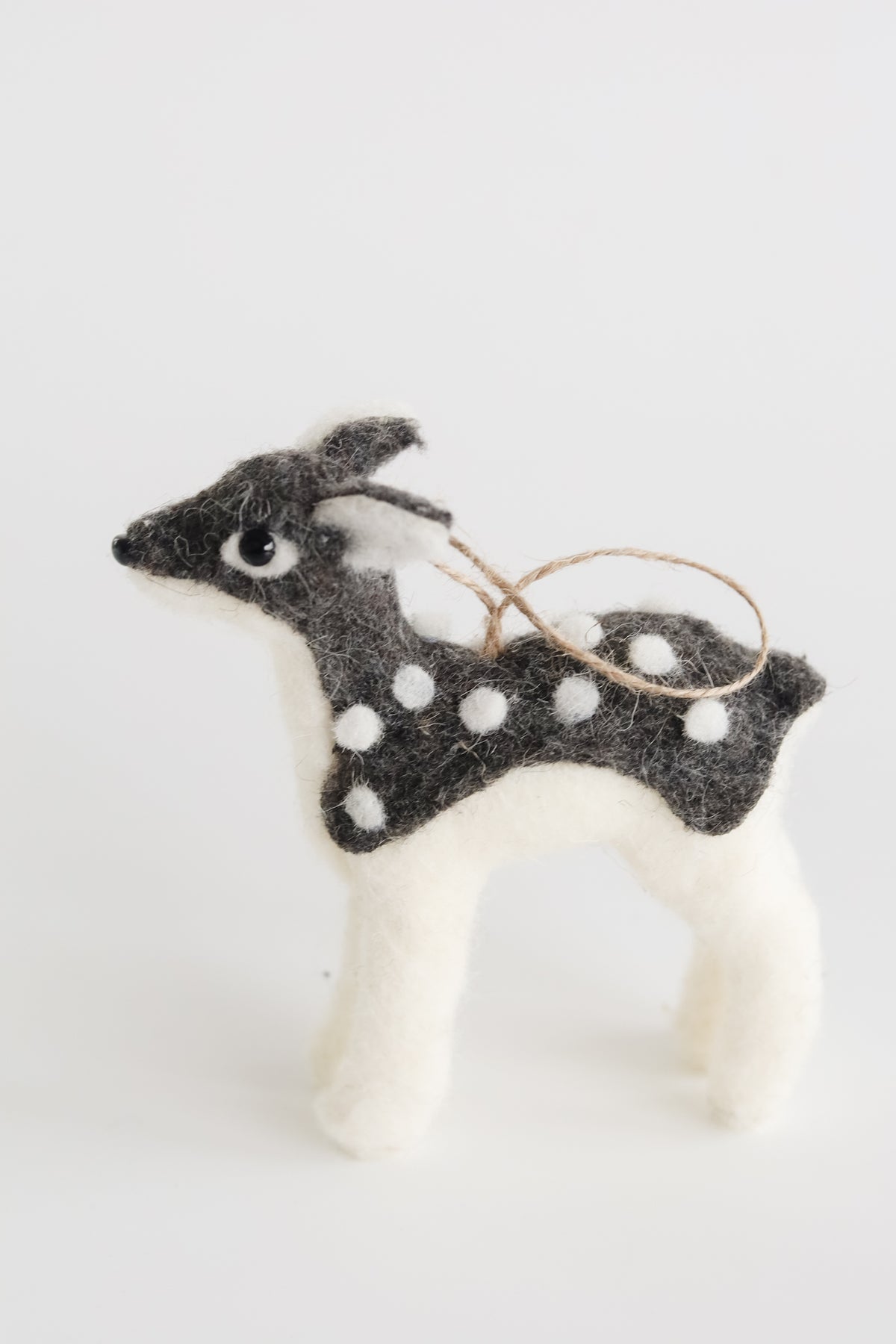 Wool Felt Deer Ornament