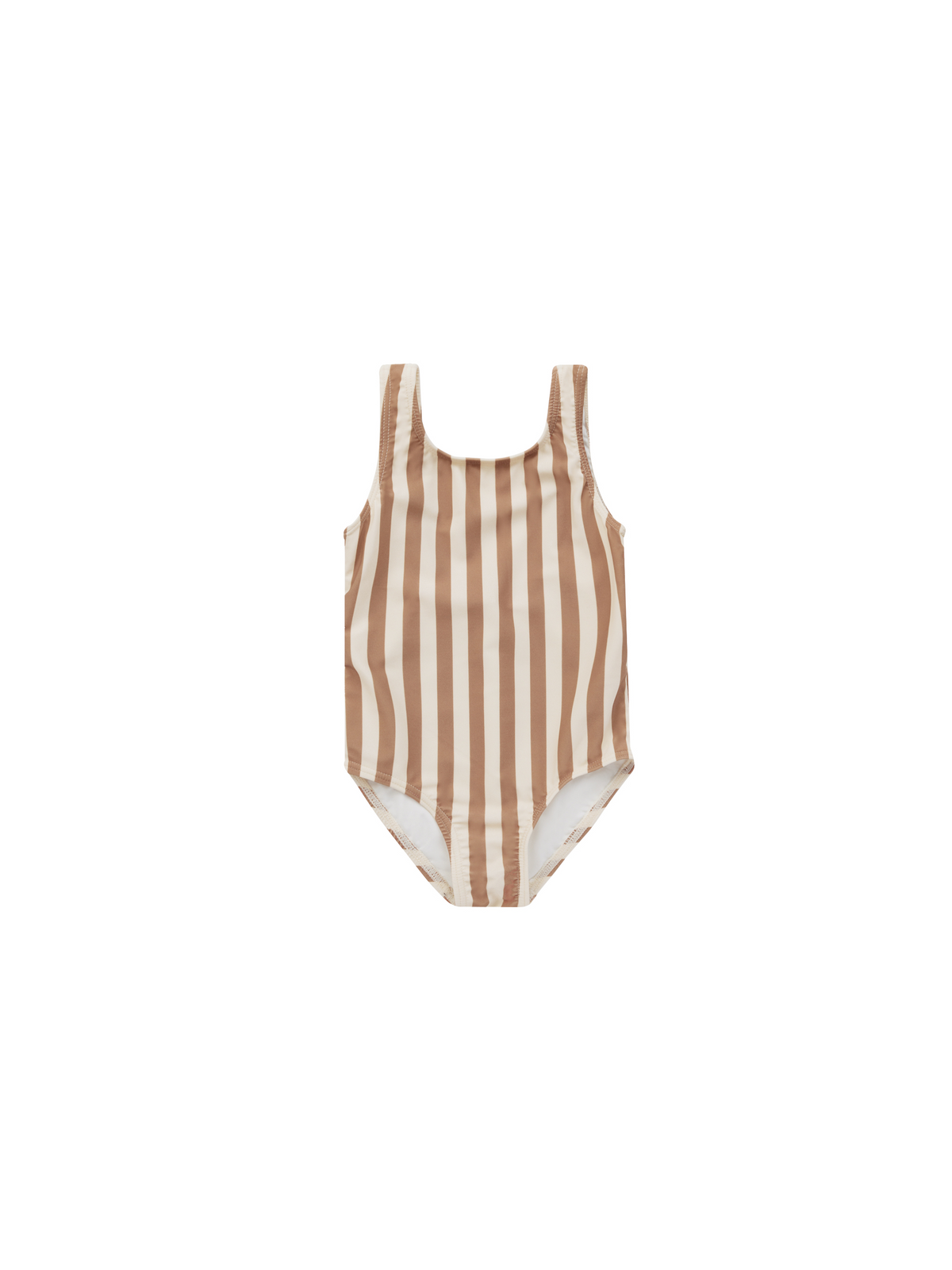 Moxie One Piece Clay Stripe Bathing Suit