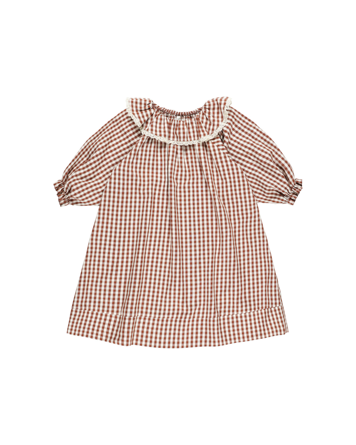 Girls Nightgown Brick Gingham