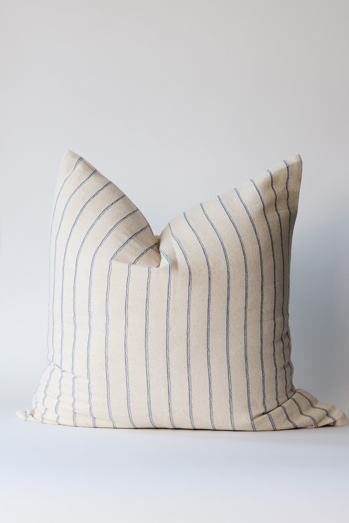 cotton pillow cover with stripes