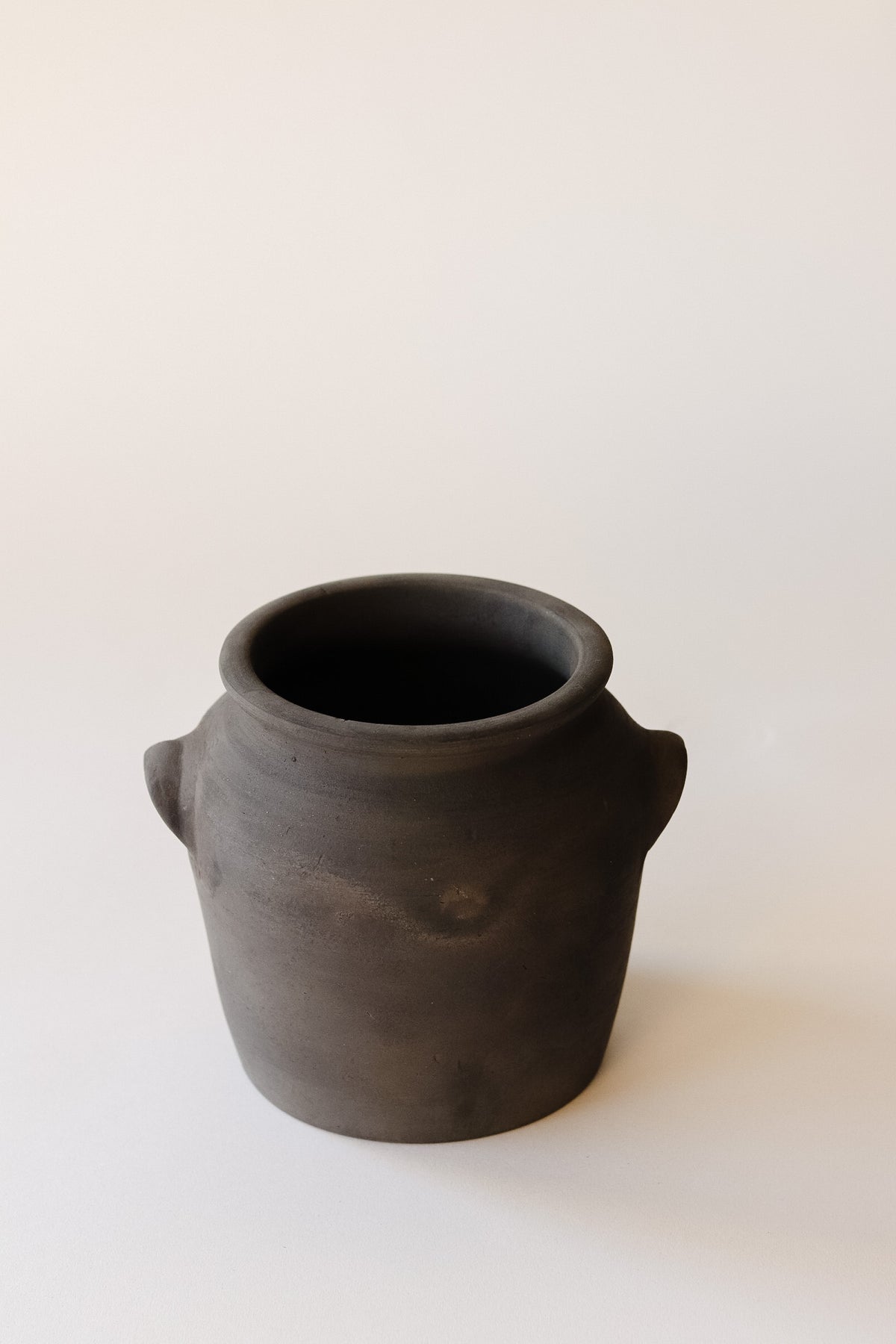 Black Ash Clay Vase