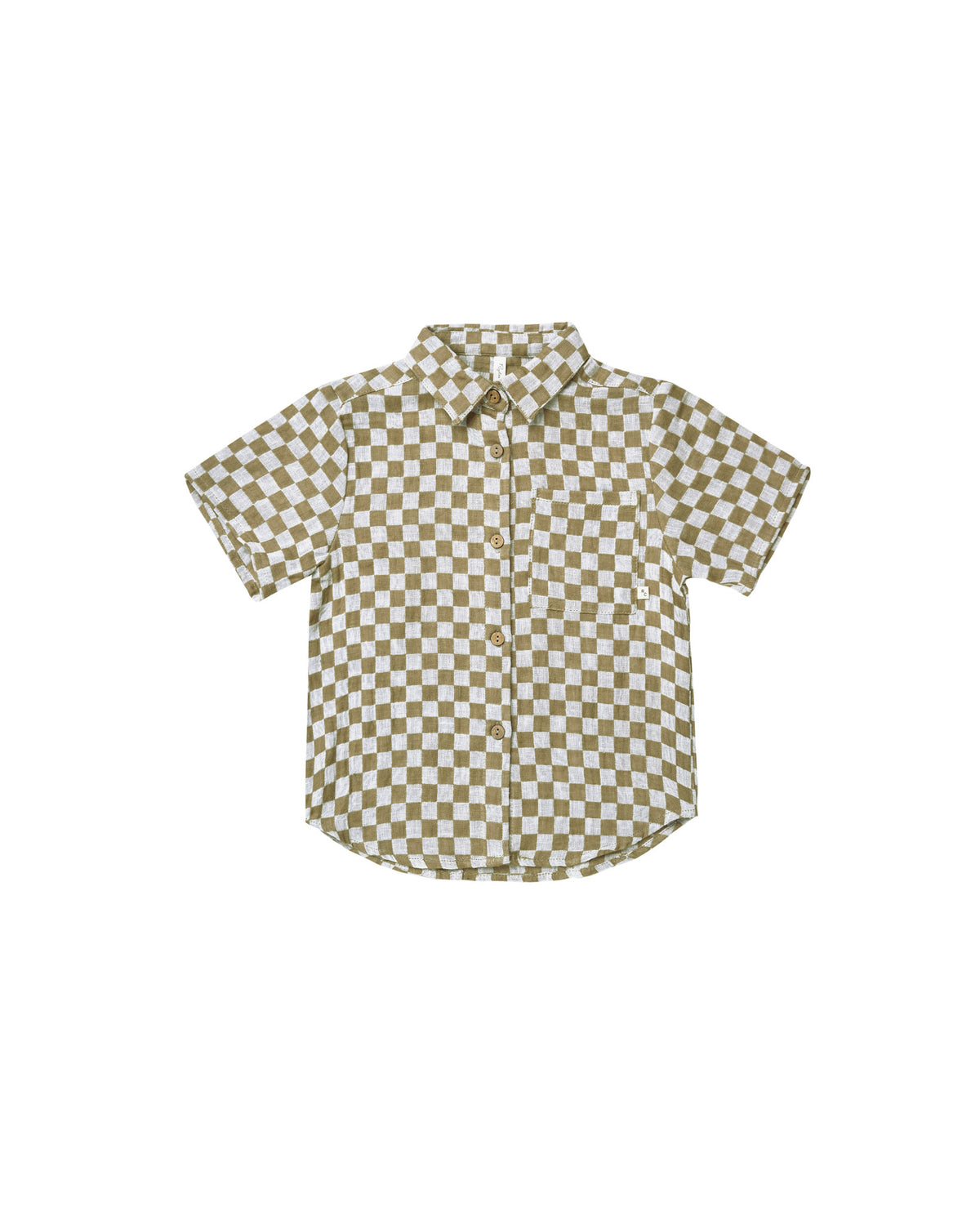 Short Sleeve Shirt - Olive Check